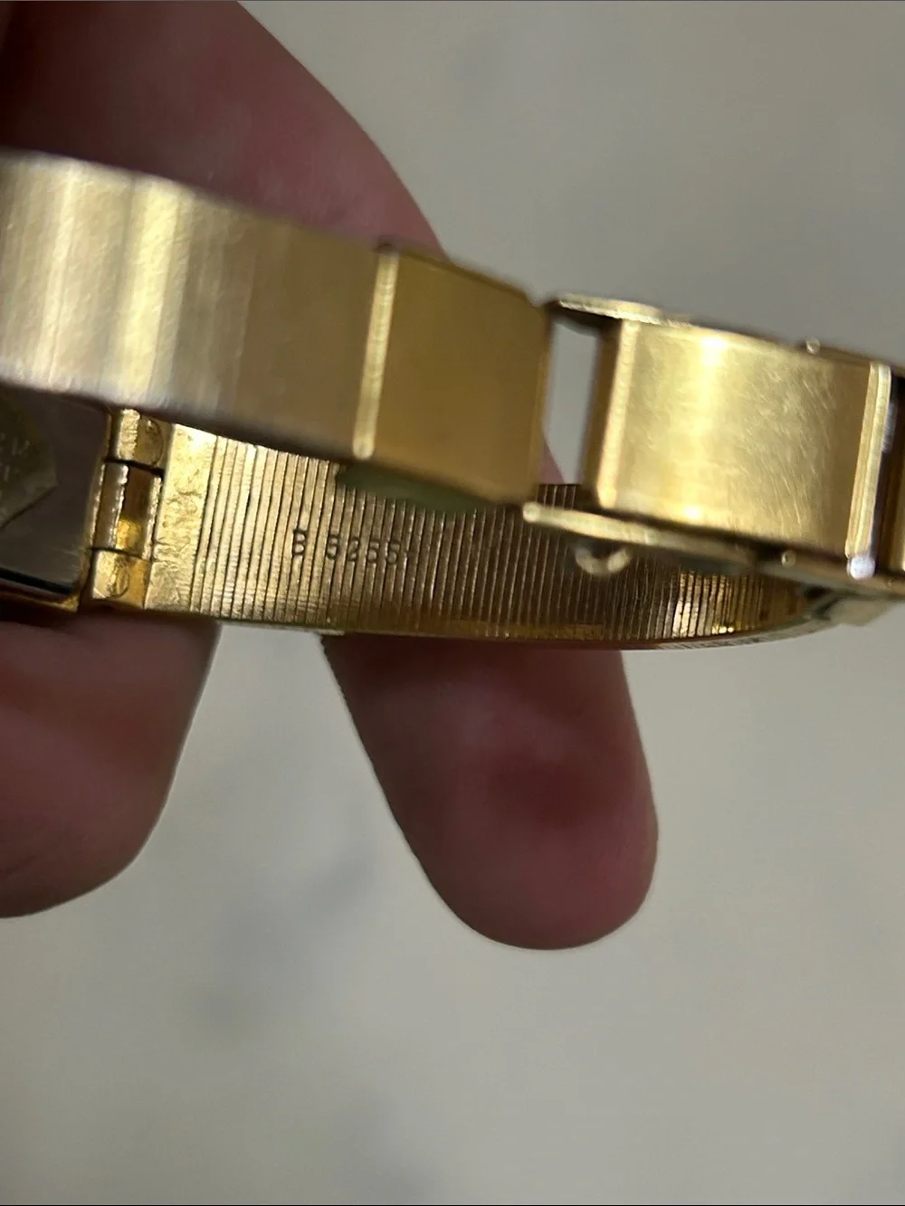 Seiko Gold Rectangular Bracelet Watch